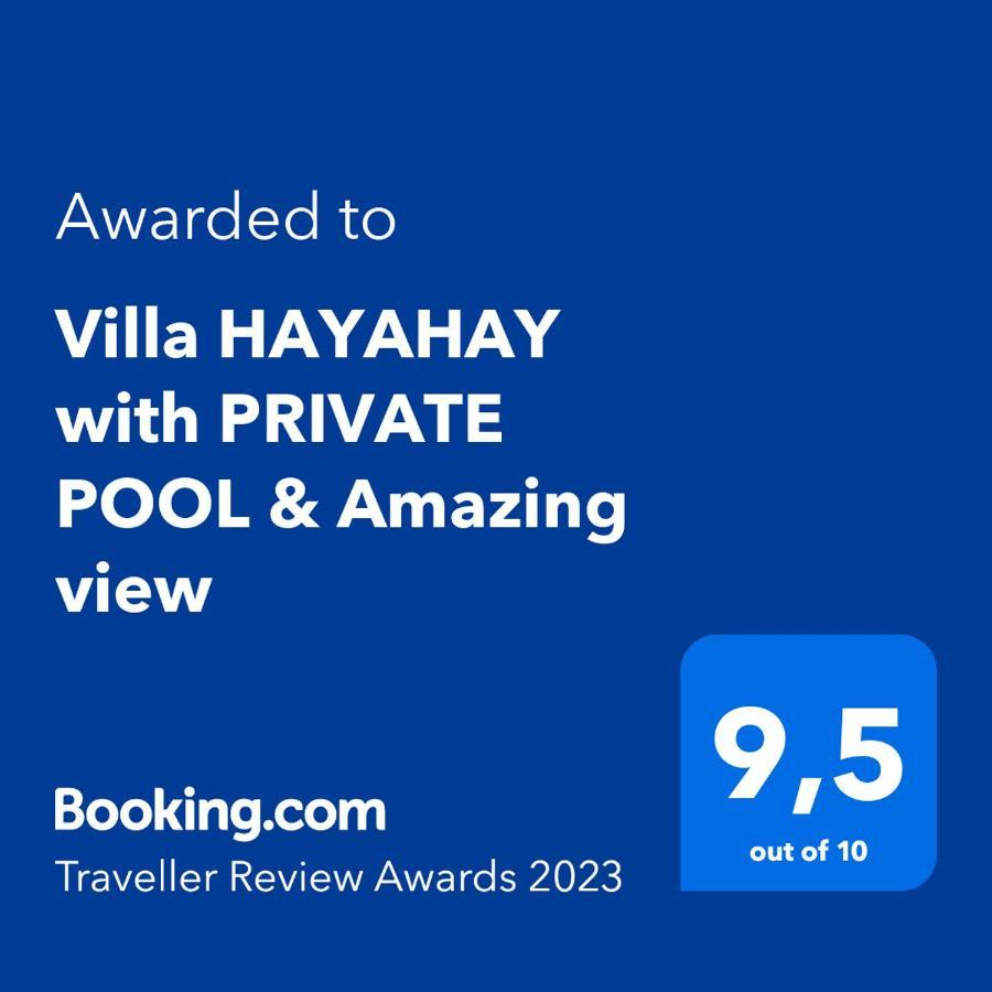 Villa Hayahay With Private Pool & Amazing View Calpe Exteriör bild